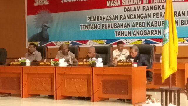Fraksi GKB DPRK Biak Dukung Perubahan APBD 2026, Soroti Kinerja OPD dan Penguatan PAD